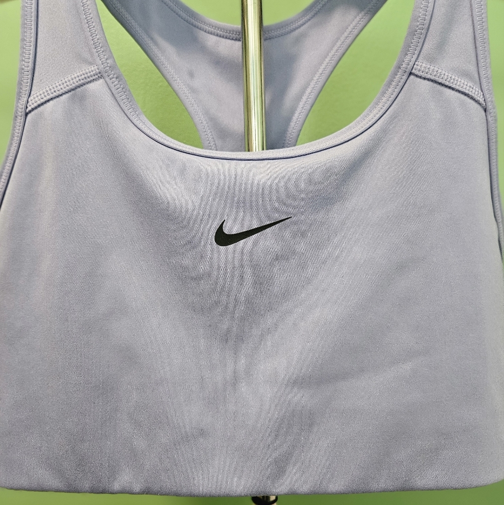 Nike Women's Dri-Fit Sports Bra w/ Pocket - Lilac Ice - Picture 2 of 9